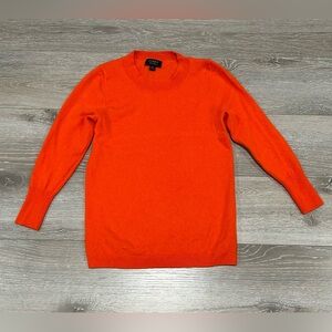 J. Crew Vibrant Orange Crewneck Sweater for Women